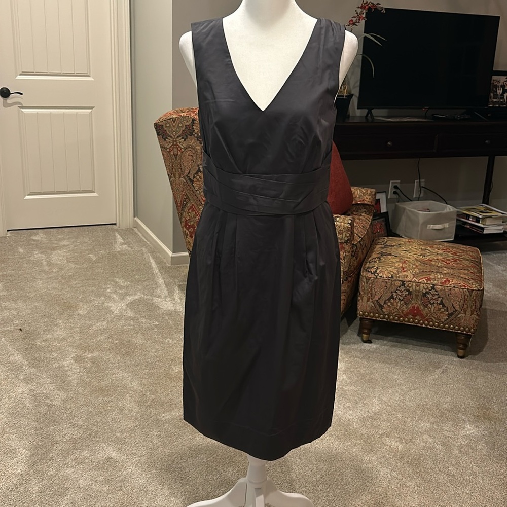 NWT, Ann Taylor LOFT, Knit Dress, Back Zip, Size: 2 Slate Grey